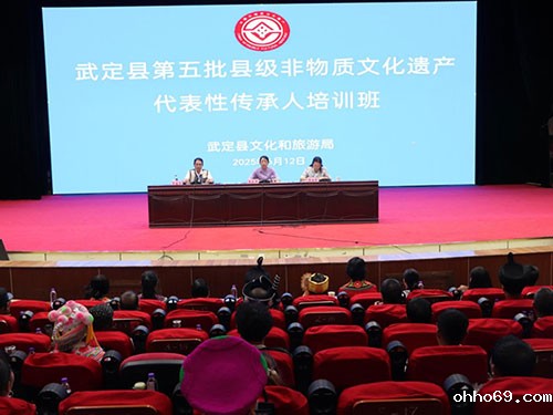 云南武定县举办非遗传承人培训班